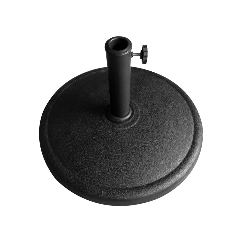 POLYRESIN PARASOL BASE SPRING 19KG BLACK