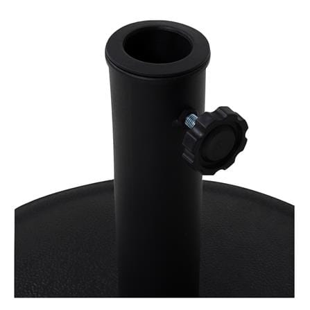 POLYRESIN PARASOL BASE SPRING 19KG BLACK