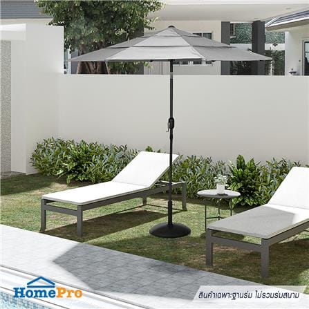 POLYRESIN PARASOL BASE SPRING 19KG BLACK
