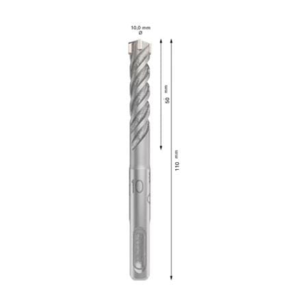 CONCRETE DRILL BIT BOSCH SDS PLUS-5X 10X50/110MM 2608706901