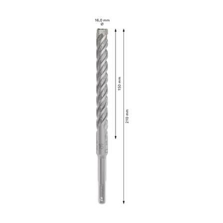CONCRETE DRILL BIT BOSCH SDS PLUS-5X 16X150/210MM 2608706934