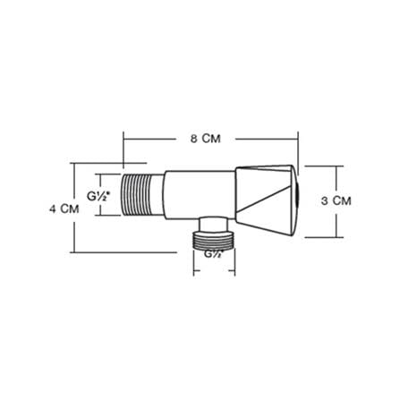 MOYA STOP VALVE BT 1 WAY