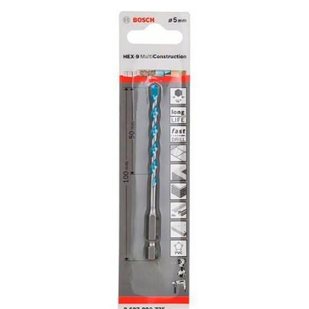 MULTI CONSTRUCTION DRILL BIT BOSCH HEX-9 5X50X85MM