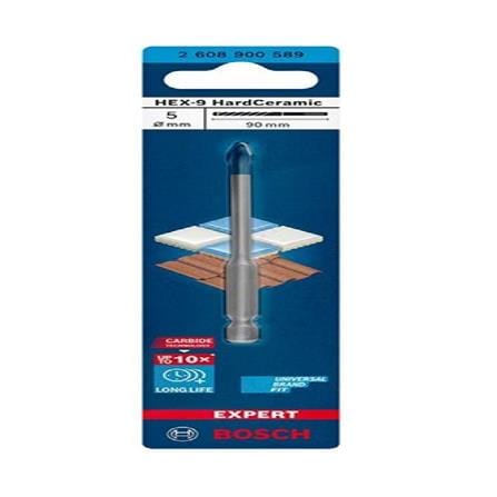 HARD CERAMIC TITLE DRILL BIT BOSCH HEX-9 5X90MM