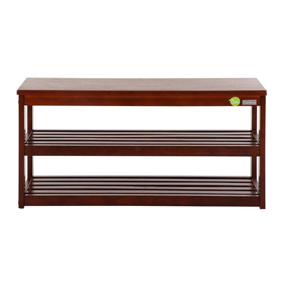 SHOE STORAGE BENCH FOR 8-10 PAIRS FURDINI WALNUT