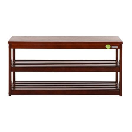 SHOE STORAGE BENCH FOR 8-10 PAIRS FURDINI WALNUT