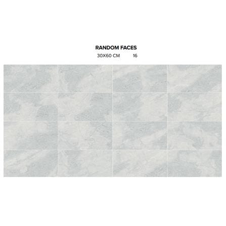GUOCERA FLOORTILE P-CROSSROAD SILVER 30X60CM 1.44M2