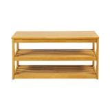 SHOE STORAGE BENCH FOR 8-10 PAIRS FURDINI MALTA NATURAL
