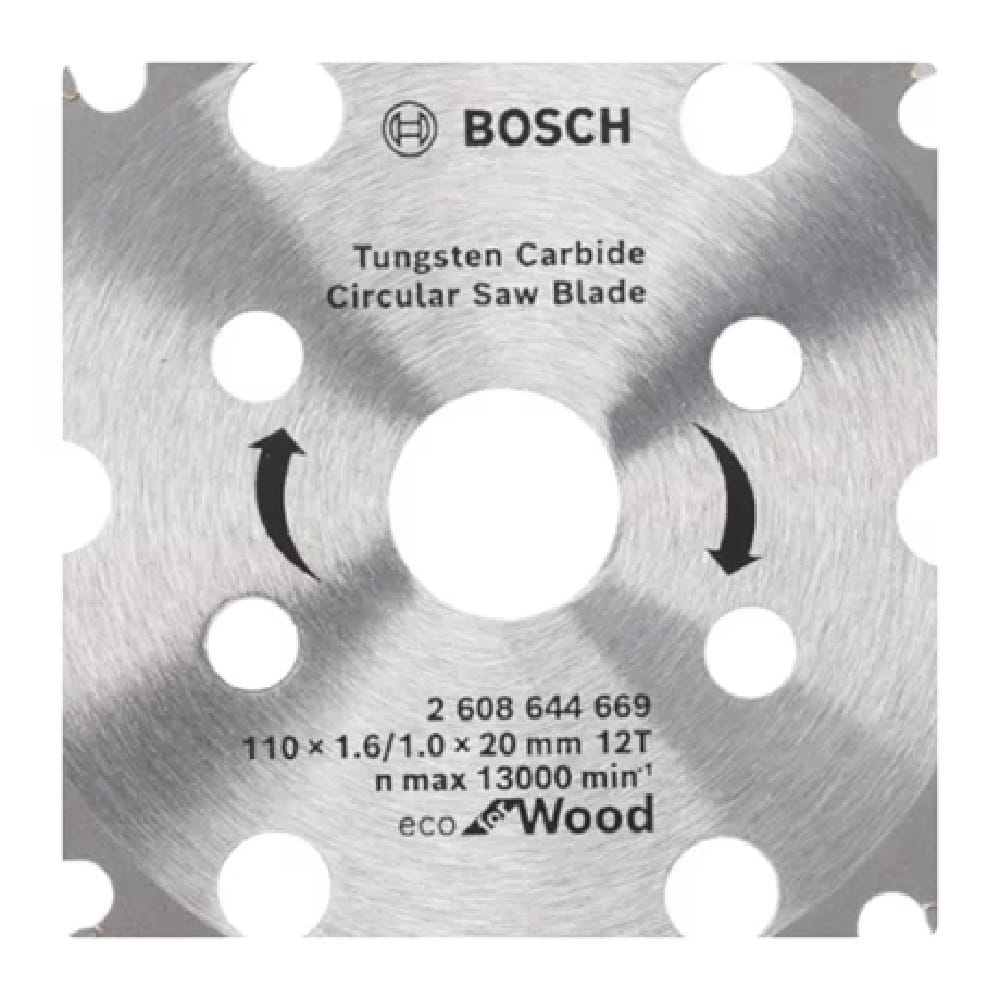 BOSCH CIRCULAR SAW BLADE  4" 12T (ECO FOR WOOD) 2608644669