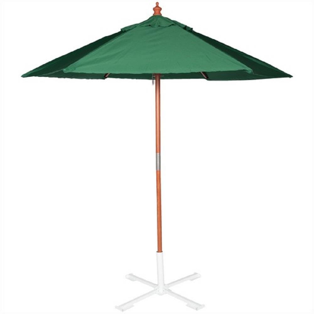 ROUND PARASOL IVY WOOD 2.1M GREEN