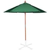 ROUND PARASOL IVY WOOD 2.1M GREEN