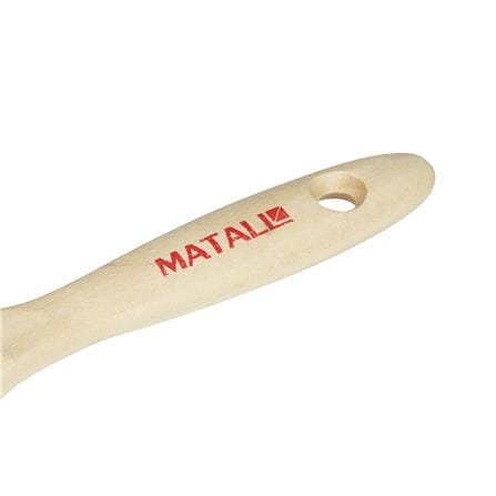 MATALL 1.0" SYNTHETIC BRUSH WOODEN HANDLE WHITE