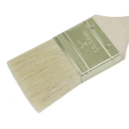 MATALL 2.0" SYNTHETIC BRUSH WOODEN HANDLE WHITE