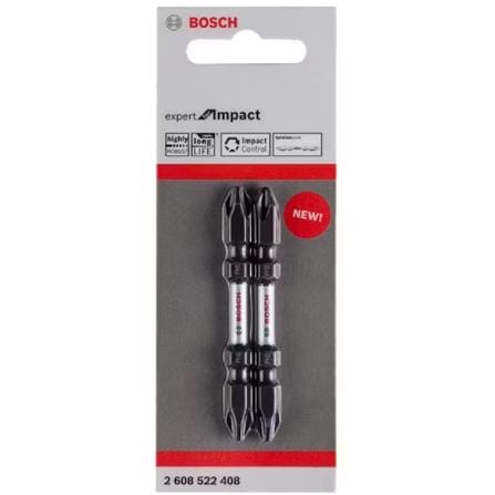 BOSCH SCREWDRIVER BIT PH2 110MM (EXPERT FOR IMPACT) 2EA/PACK BLACK