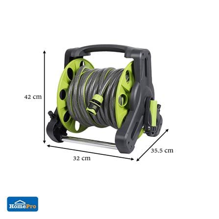 HOSE REEL SPRING SXG-11002 1/2INX20M GREEN