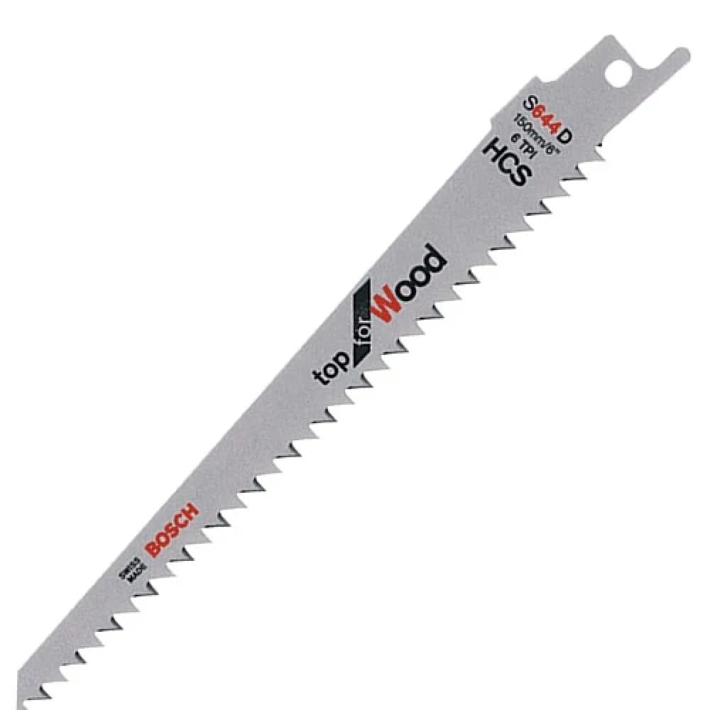 BOSCH RECIPROCATING SAW BLADE S644D (TOP FOR WOOD) 150X19X1.25MM  5PCS/PACK
