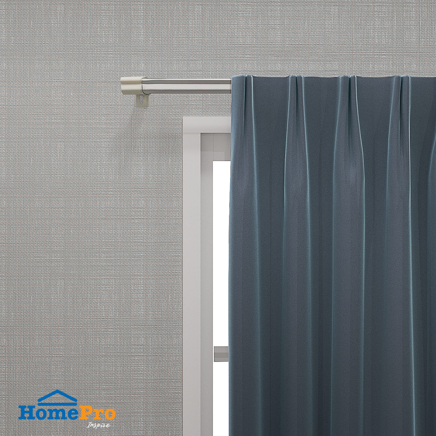 FELTON CURTAIN RAIL FACR166 4FEET SILVER