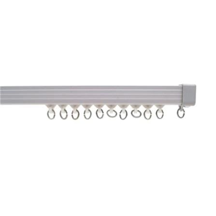 FELTON CURTAIN RAIL FACR166 4FEET SILVER
