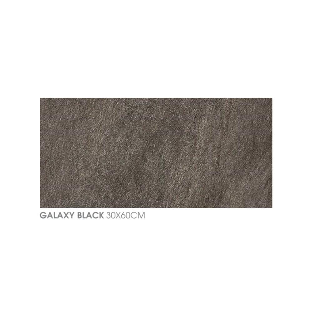 GUOCERA FLOORTILE 30X60CM GALAXY BLACK 1.44M2 (C)