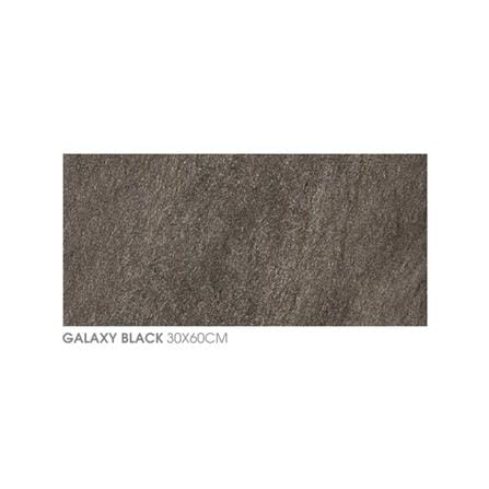 GUOCERA FLOORTILE 30X60CM GALAXY BLACK 1.44M2 (C)