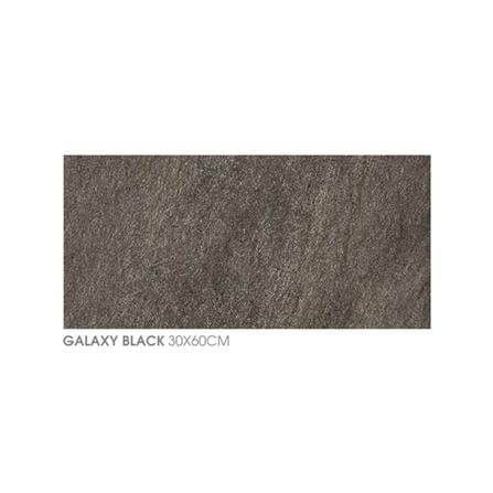 GUOCERA FLOORTILE 30X60CM GALAXY BLACK 1.44M2 (C)