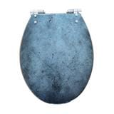 18" POLYRESIN TOILET SEAT SOFT CLOSE HINGE PL-N002
