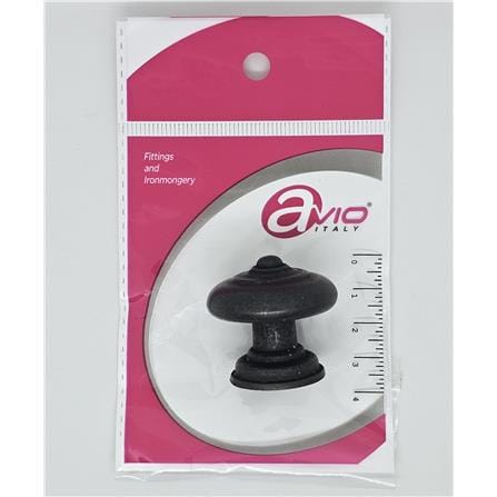 AVIO KNOB 38MM 492-38-ABL BLACK
