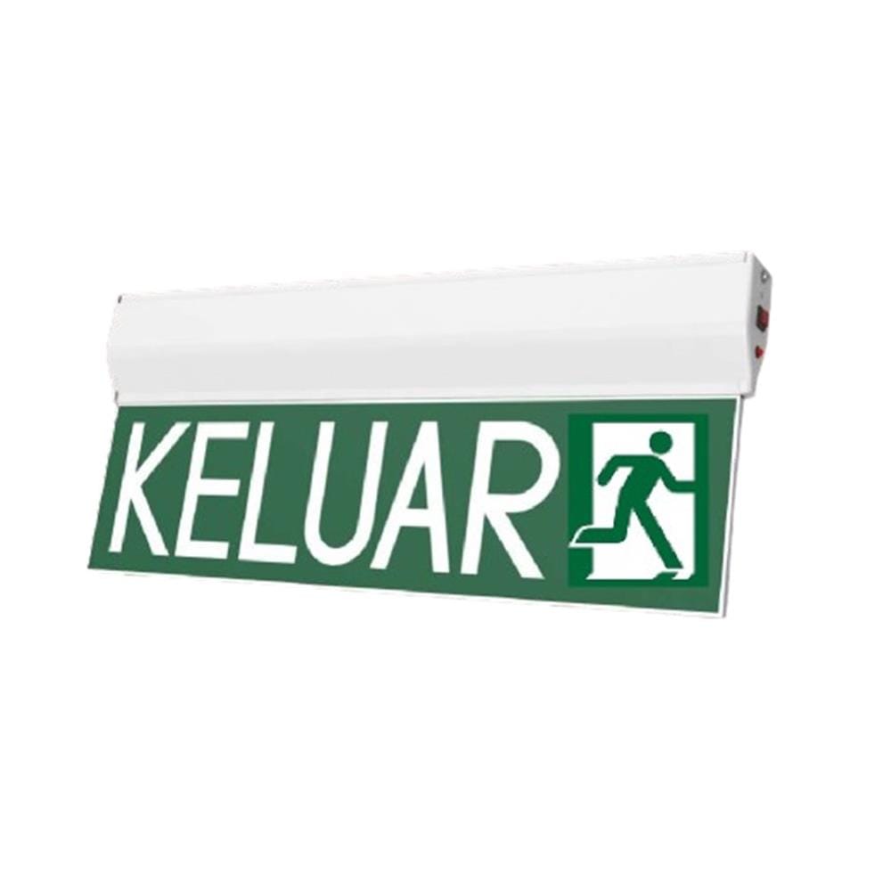 VITALITE LED KELUAR SIGN - SLIM TYPE (SINGLE SIDED VIEW) VKS 555/STS/RM
