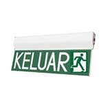 VITALITE LED KELUAR SIGN - SLIM TYPE (SINGLE SIDED VIEW) VKS 555/STS/RM