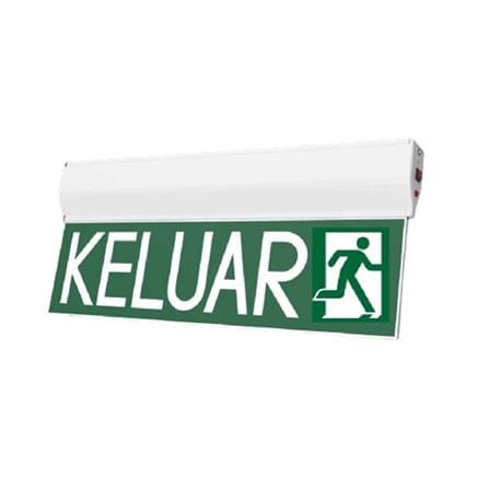 VITALITE LED KELUAR SIGN - SLIM TYPE (SINGLE SIDED VIEW) VKS 555/STS/RM