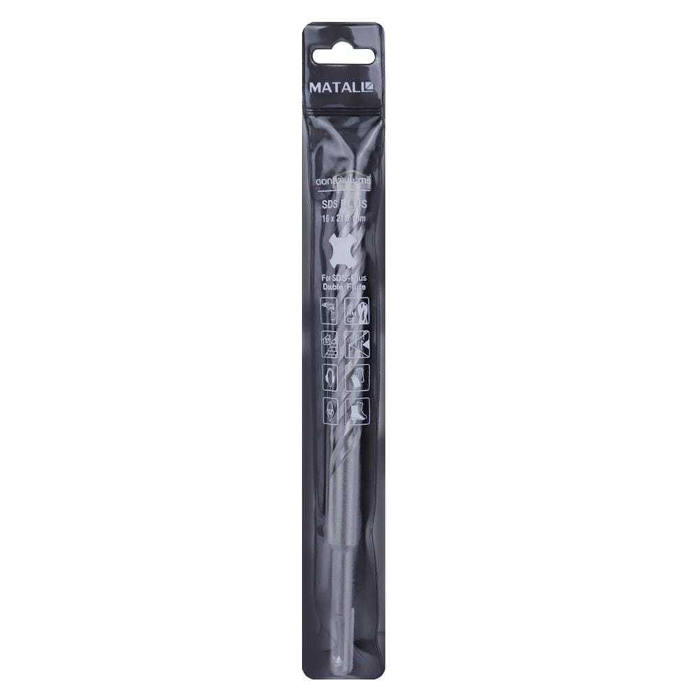 MATALL CONCRETE DRILL BIT SDS PLUS 16X210MM (DOUBLE FLUTES)