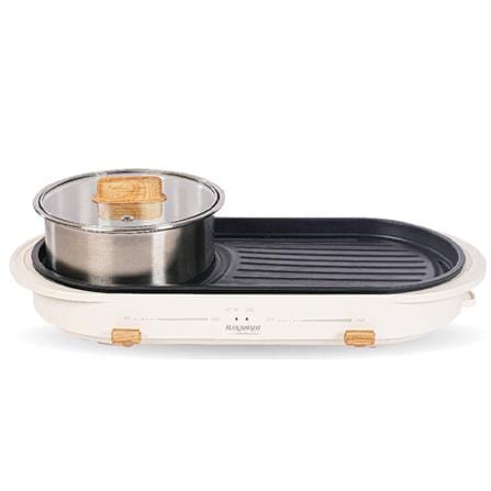 HANABISHI GRILL PLATE HA3919SB 1800W WITH POT 3L
