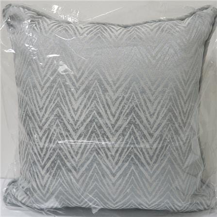 HLS CUSHION ECO BELLE 18X18 LIGHT GRAY
