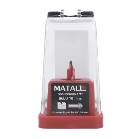 MATALL ROUTER BIT CHAMFER BIT 1/4" 10MM