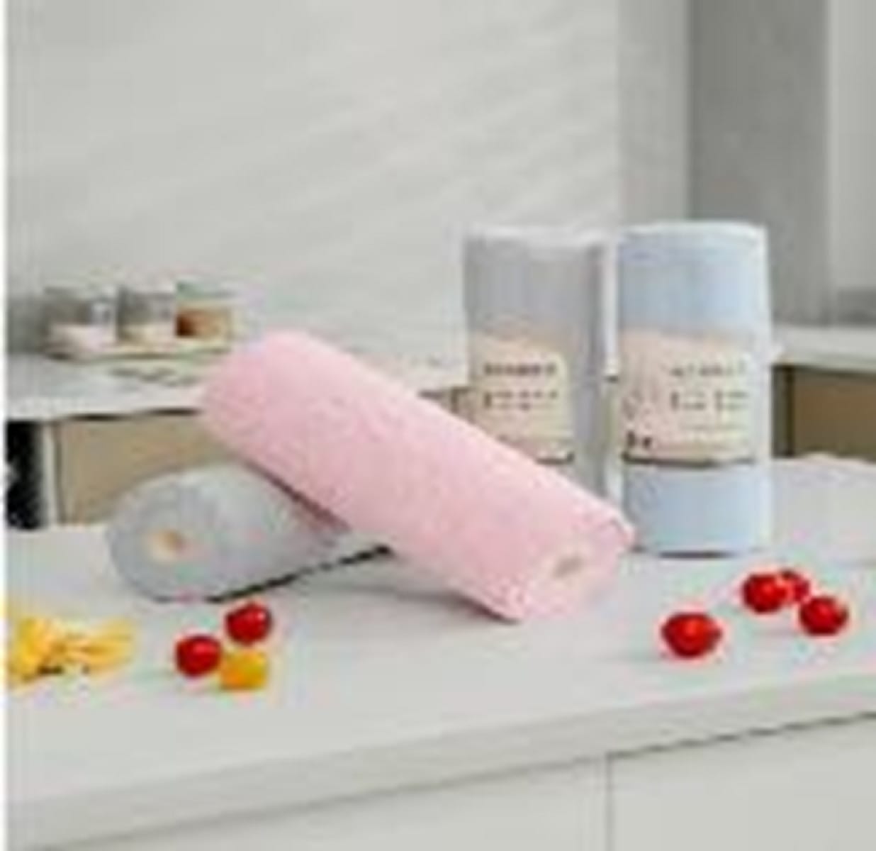 MICROFIBER CLOTH ROLL 25x25cm 30PCS GREY