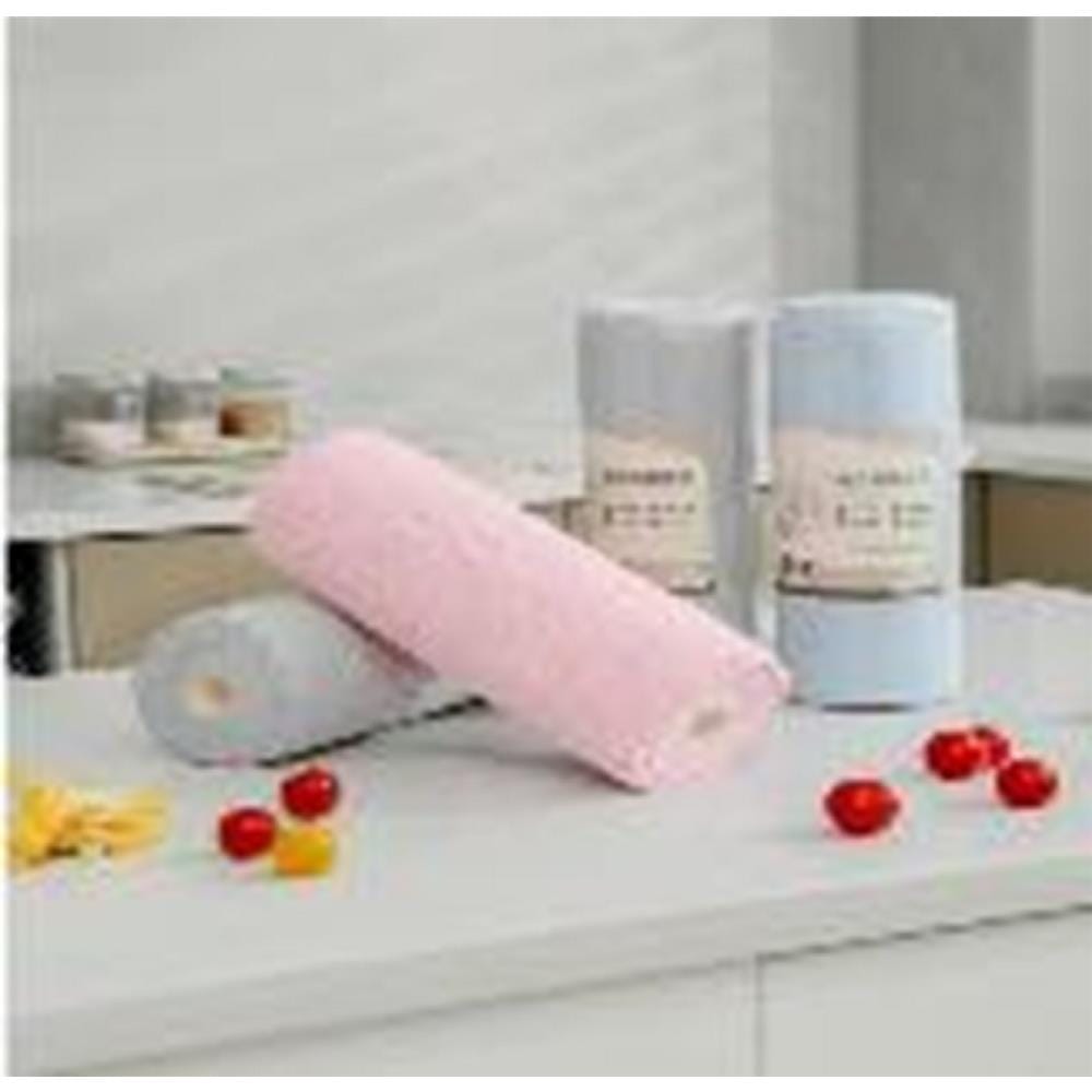 MICROFIBER CLOTH ROLL 25x25cm 30PCS PINK