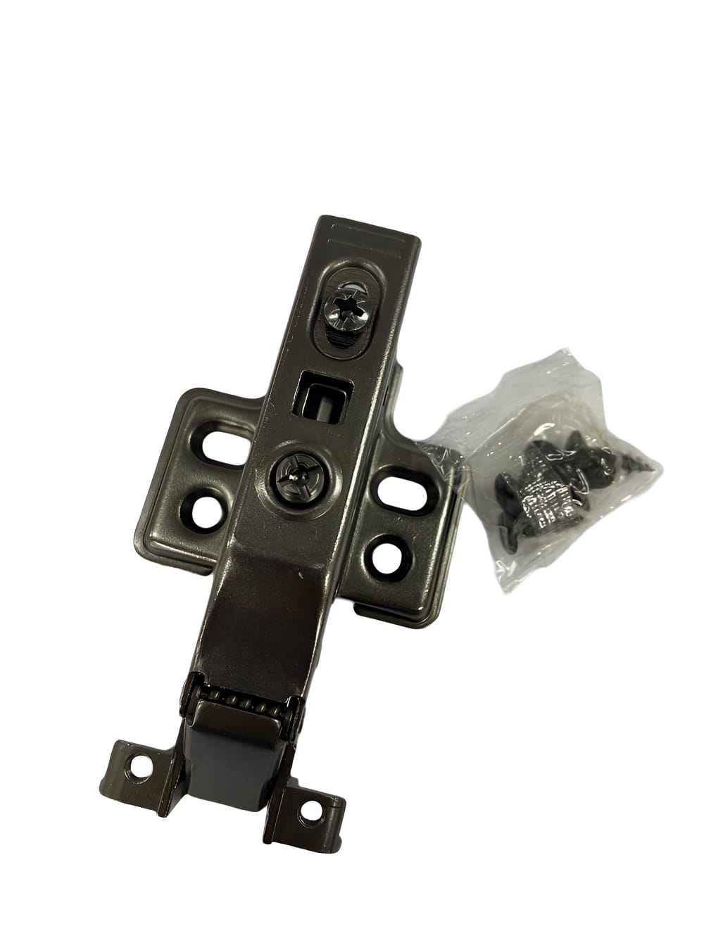 AVIO HINGE APN313-15-4BL 5/8 FULL OVERLAY SLIDE ON SOFT CLOSING 4 HOLESM/PLATE