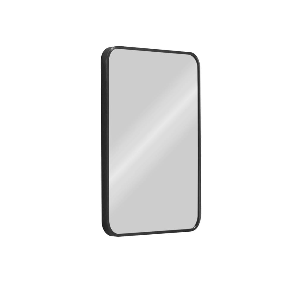 GLOREX LIGHTWEIGHT ALUMINIUM FRAME MIRROR 45X60CM BLACK
