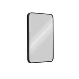 GLOREX LIGHTWEIGHT ALUMINIUM FRAME MIRROR 45X60CM BLACK