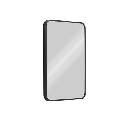 GLOREX LIGHTWEIGHT ALUMINIUM FRAME MIRROR 45X60CM BLACK