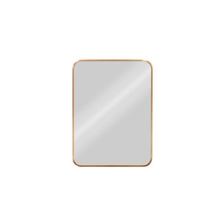 GLOREX LIGHTWEIGHT ALUMINIUM FRAME MIRROR 50X70CM GOLD