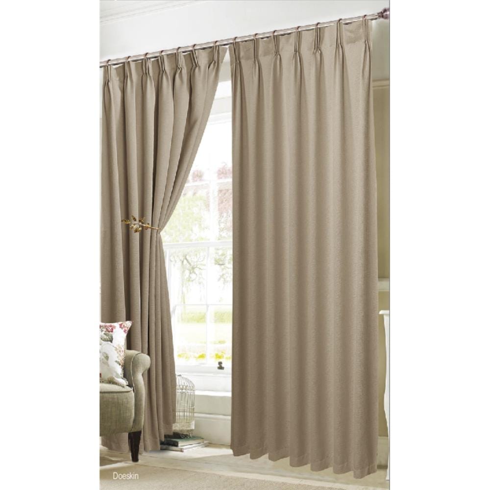 RED DANIELLE CURTAIN FRENCH PLEAT URBAN C23 80962 10X DOESKIN