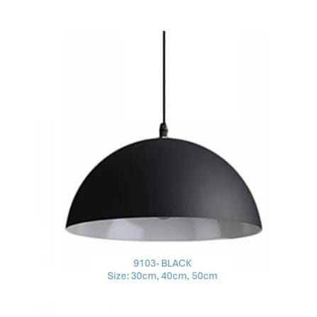 BRIGHT OBJECTIVES PENDANT LAMP 9103 40CM BLACK
