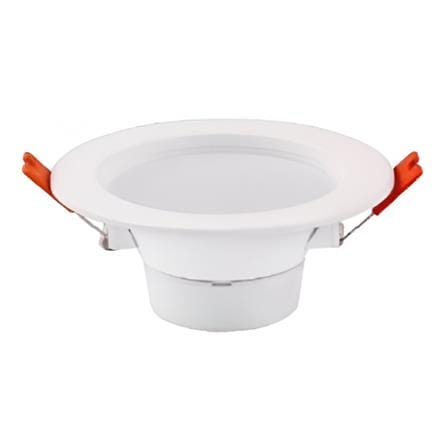 FSL DOWNLIGHT RECESSED LED 6" 8W METAL WARM WHITE 3000K ROUND WHITE