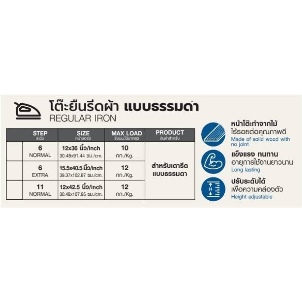 IRON BOARD 6 LEVELS GEO PLIM GREY