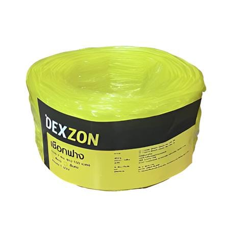 DEXZON PLASTIC ROPE 7CMX100M YELLOW
