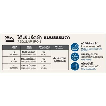 IRON BOARD 11 LEVELS GEO PLIM GREY
