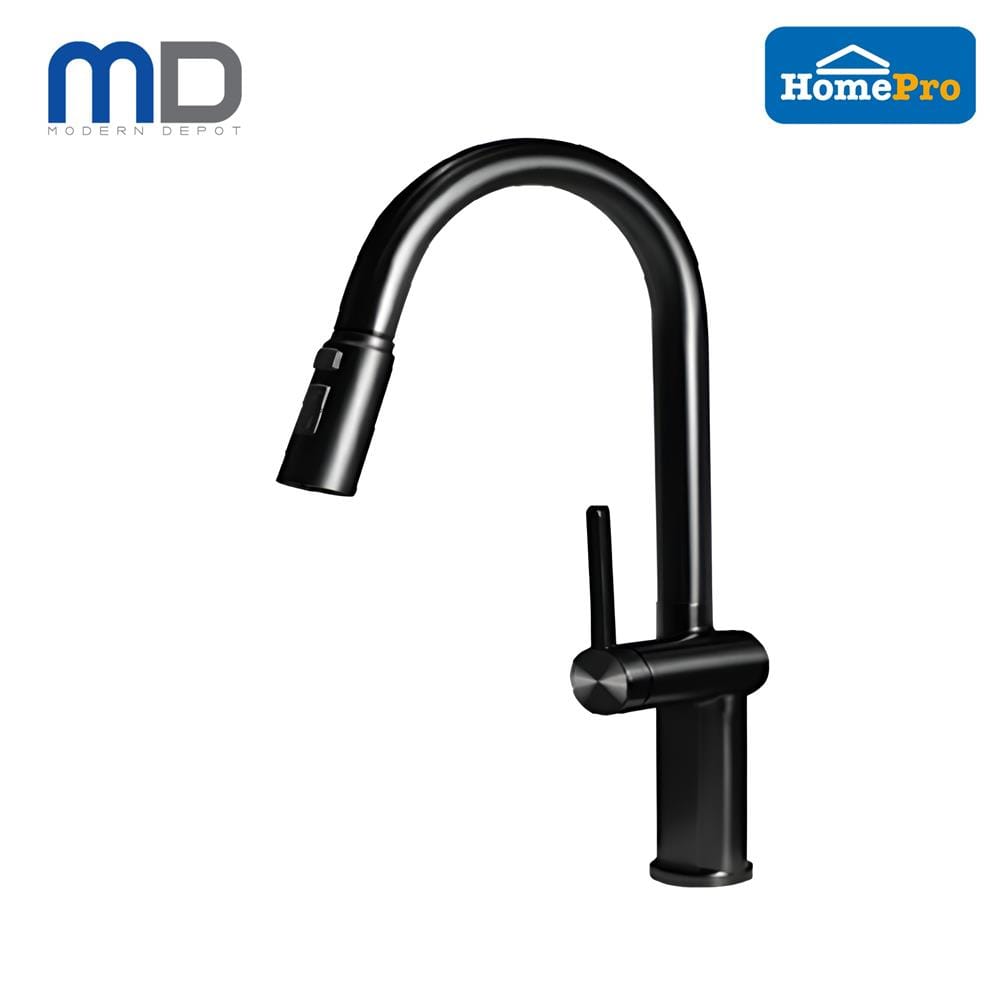 MD SINK FAUCET PULL OUT SPRAY TF-M04-BK BLACK