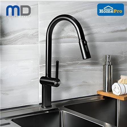 MD SINK FAUCET PULL OUT SPRAY TF-M04-BK BLACK