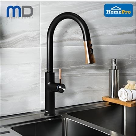 MD SINK FAUCET PULL OUT SPRAY TF-M03-MGD BLACK GOLD
